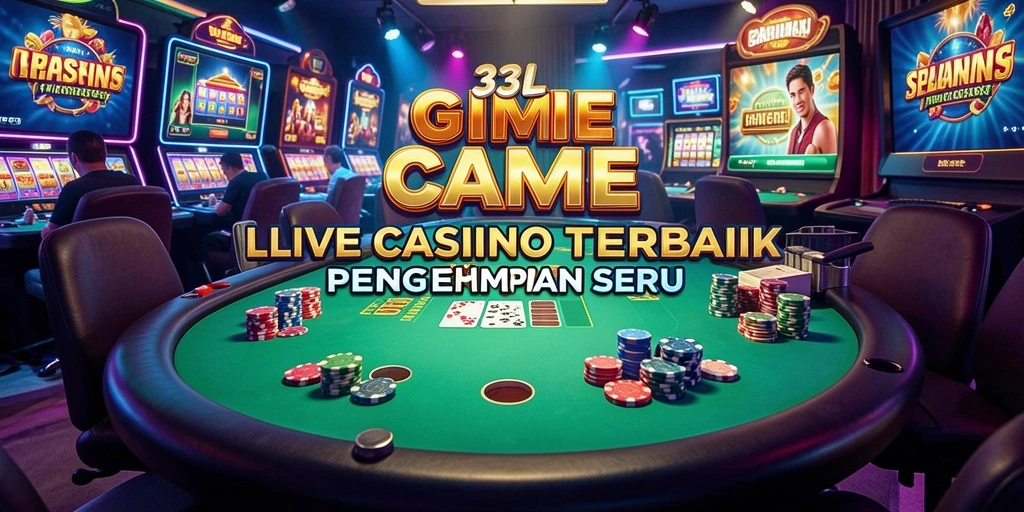 Tampilan gameplay 33L yang seru dan menegangkan dalam Live Casino.