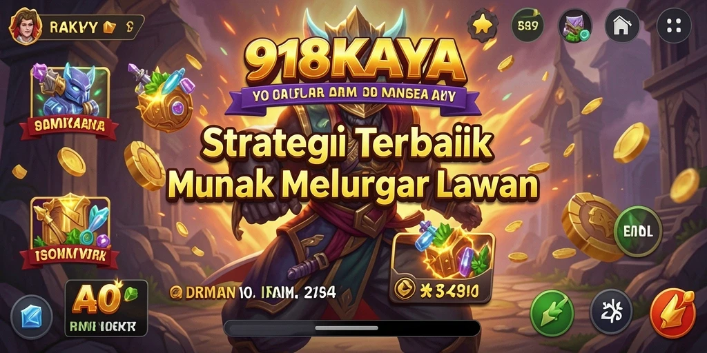 Tampilan gameplay strategis dalam 918KAYA yang menegangkan.