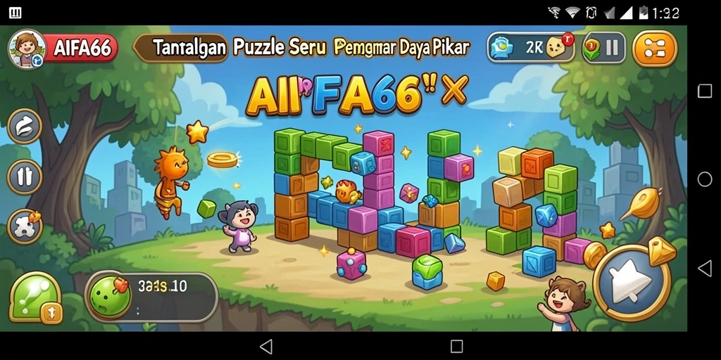 Screenshot bermain AIFA66 menampilkan teka-teki menantang yang memikat.