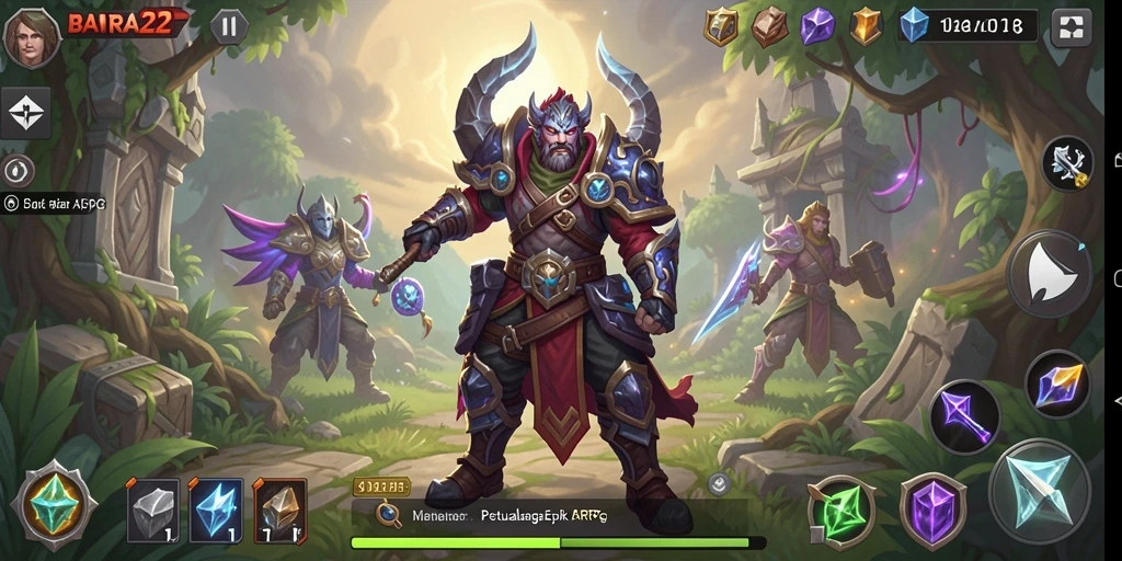 Tampilan gameplay seru dan dinamis dalam BARA22.