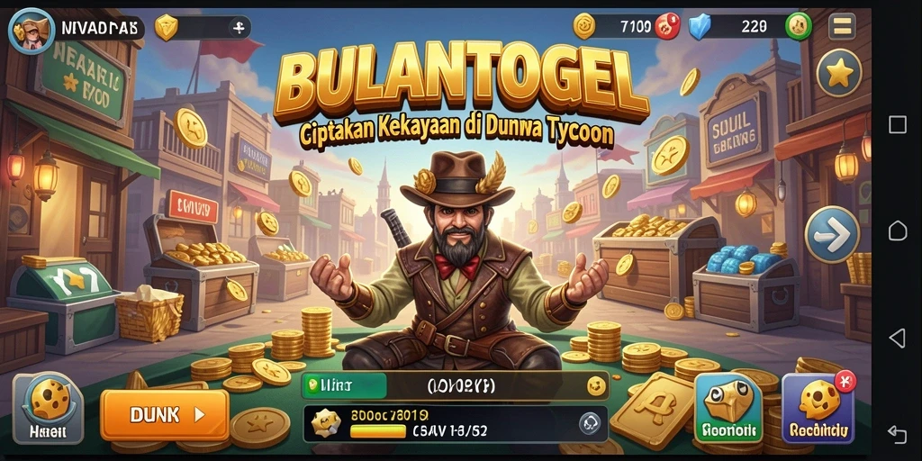 Gameplay menarik dalam BULANTOGEL, tunjukkan keahlian Tycoon Anda.
