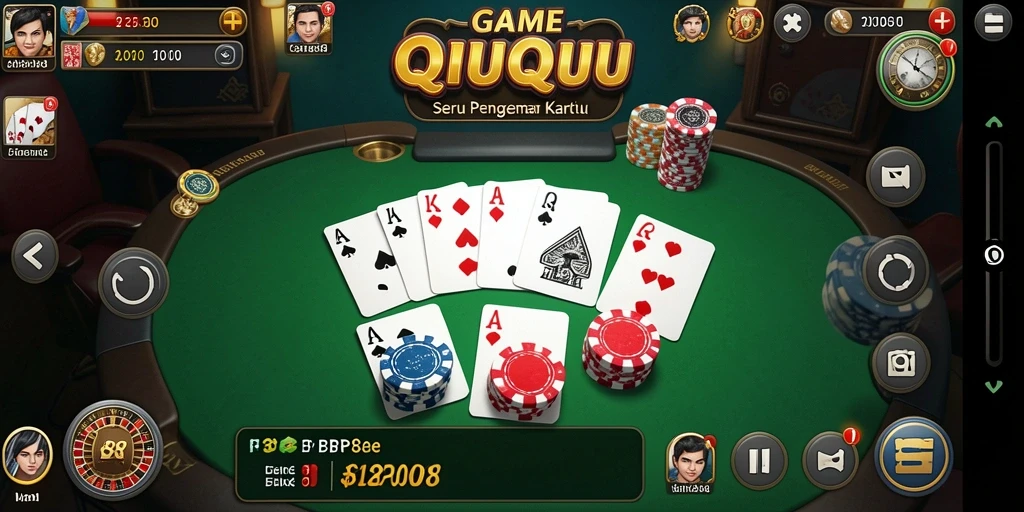Tampilan gameplay QiuQiu yang seru dan interaktif di FBRP88.