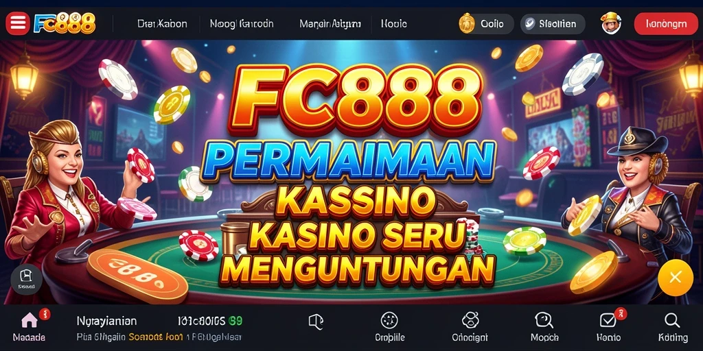 Tampilan gameplay seru dari aplikasi Kasino FC888.