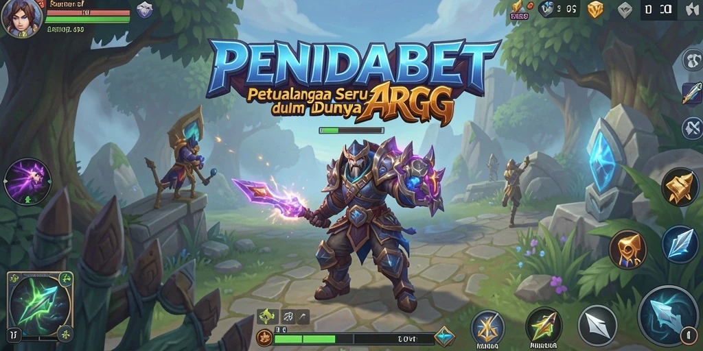 Tampilan gameplay mendebarkan dalam dunia ARPG yang luas.
