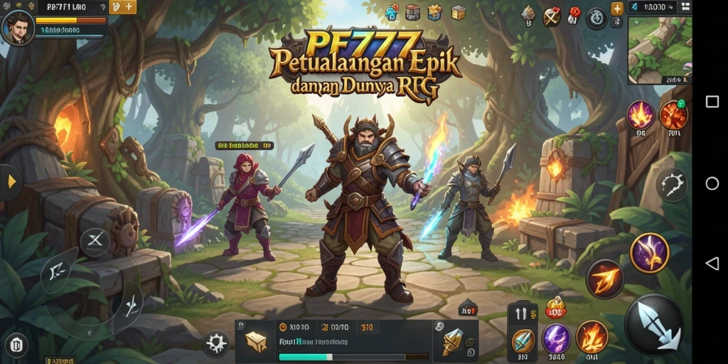 Gameplay seru dan menegangkan dalam PF777 RPG.