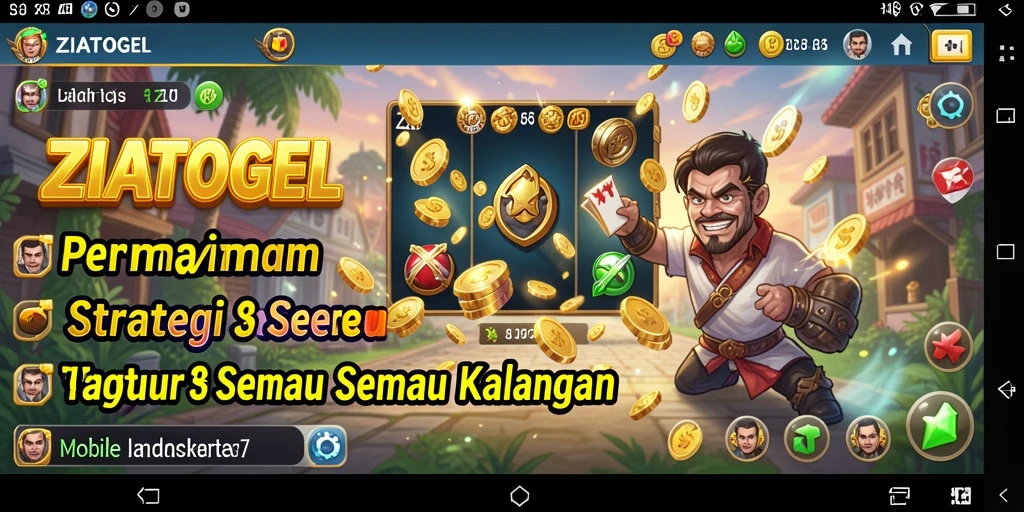 Tangkapan layar ZIATOGEL menampilkan gameplay strategi yang mendebarkan.